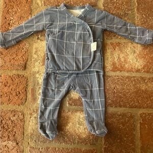 Bonsie Baby Footie Crisscross style